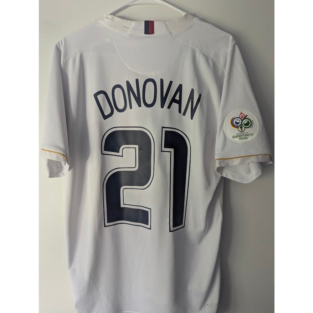 USA Donovan 2006 World Cup Jersey Large Fully Patched